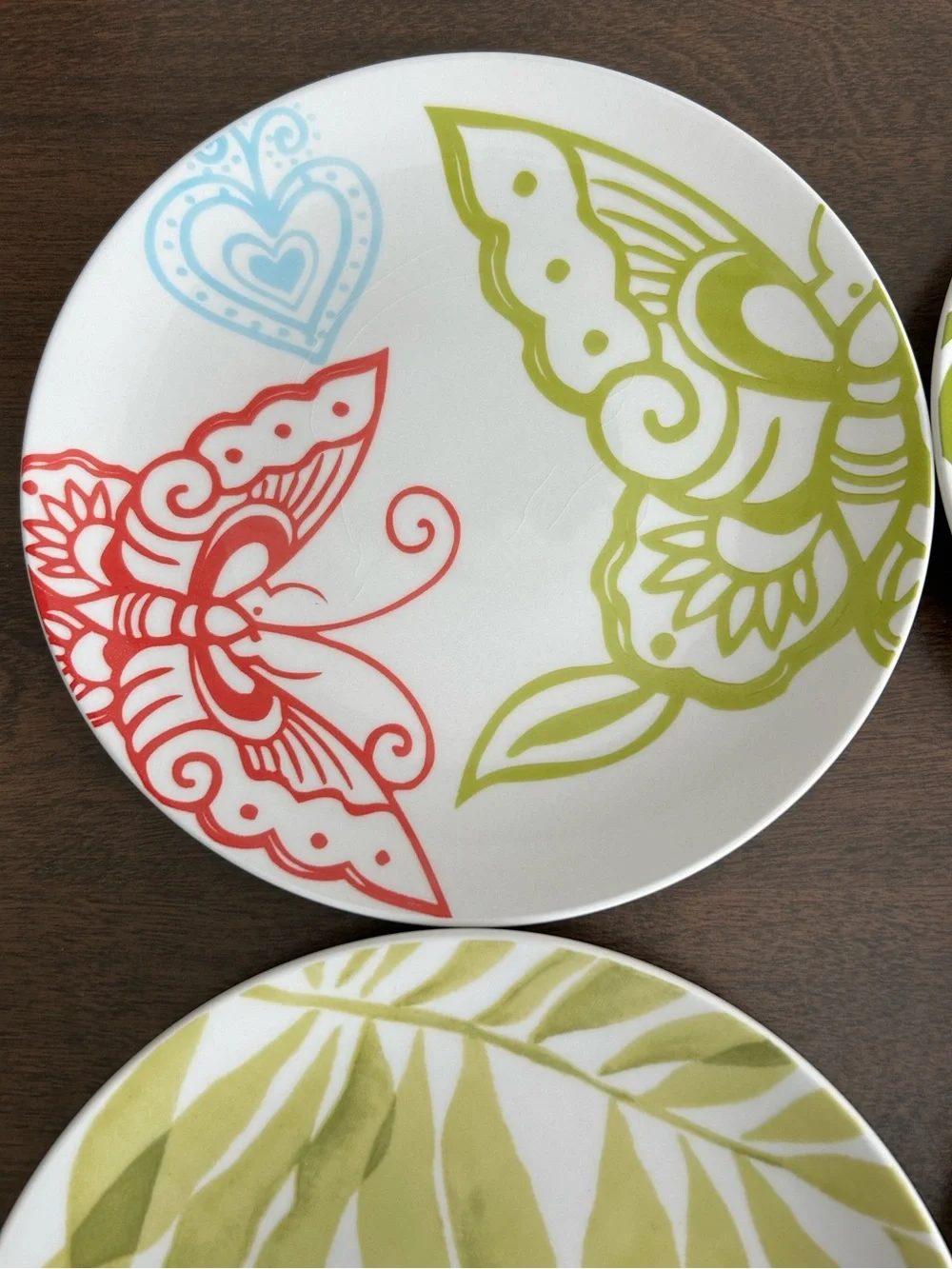 4 POTTERY BARN GRAPHIC GARDEN 8 1/4